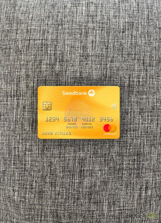 Lituanie Swedbank mastercard photolook recto